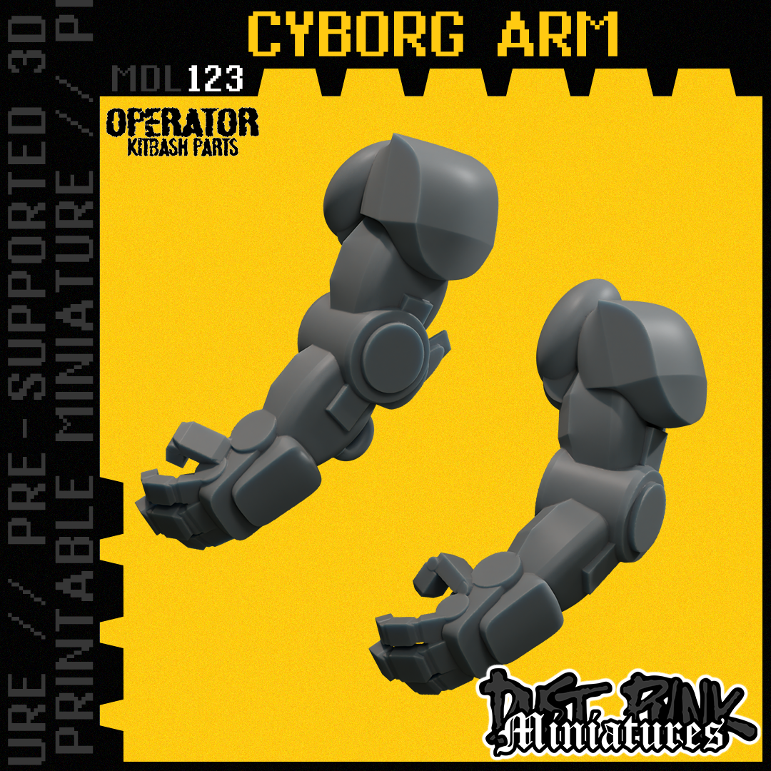 MDL123 CYBORG ARMS [PRE-SUPPORTED]